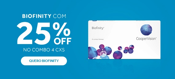 Lentes de contato Biofinity